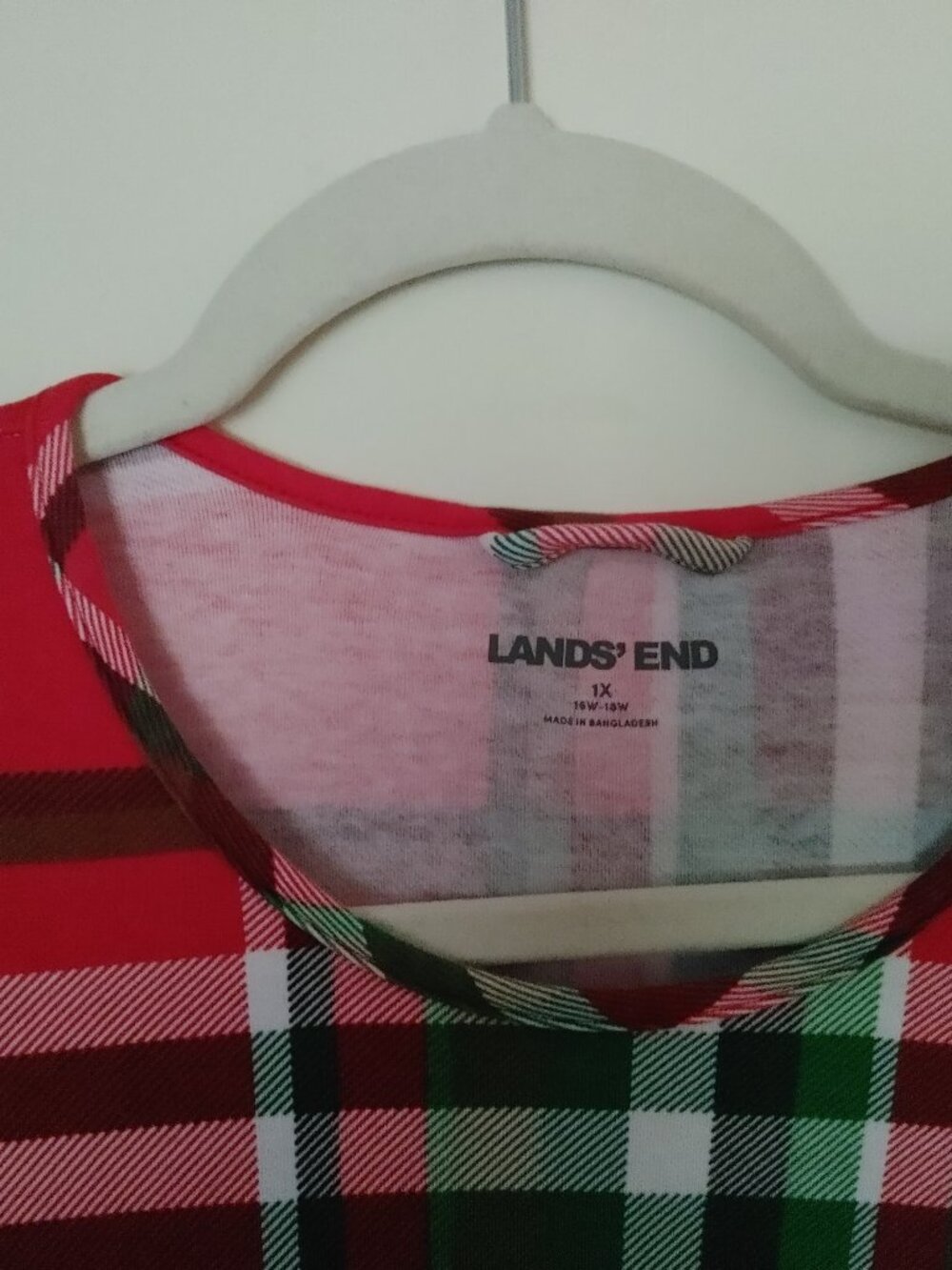 Lands' End Womens Nightgown Size 1X Brand New No Tags - Picture 2 of 5